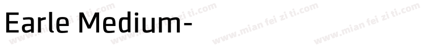 Earle Medium字体转换